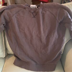 Pact Men's Charcoal Crewneck Sweater